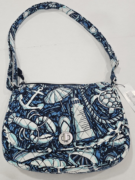 Vera Bradley Handbags - Vera Bradley Blue Navy & Light Blue Nautical Crossbody Bag